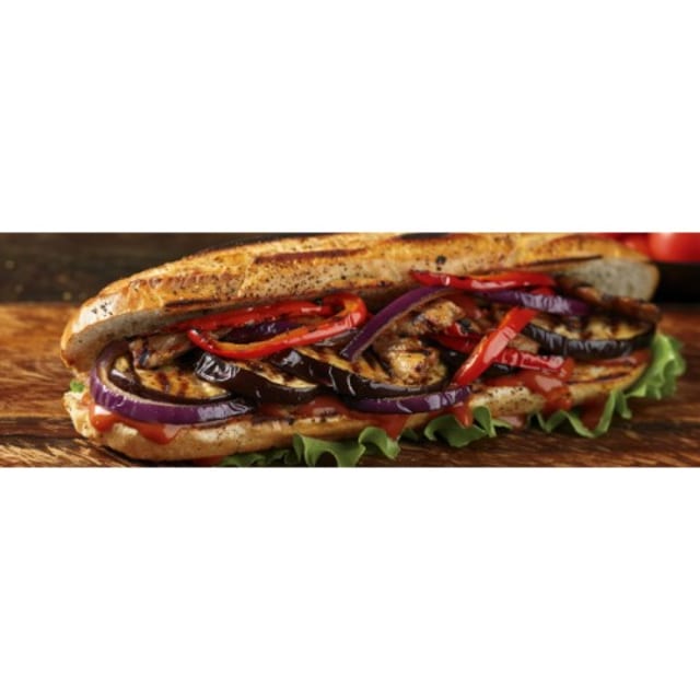Grilled Veggie Grinder.