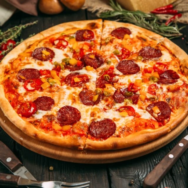 Pepperoni Pizza.