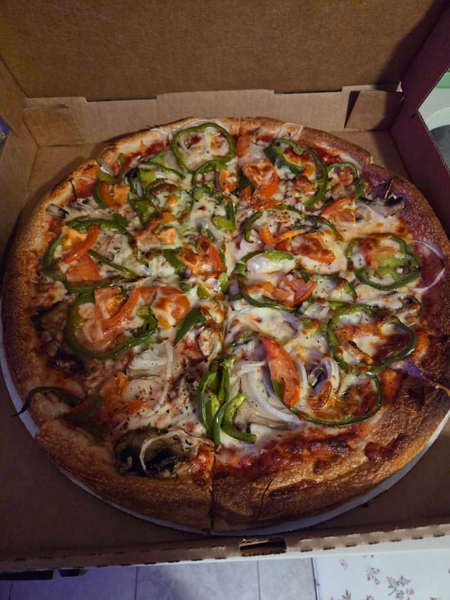 The Green Thumb Pizza.