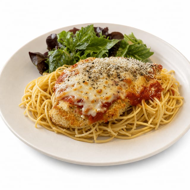 Chicken Parmesan Pasta.