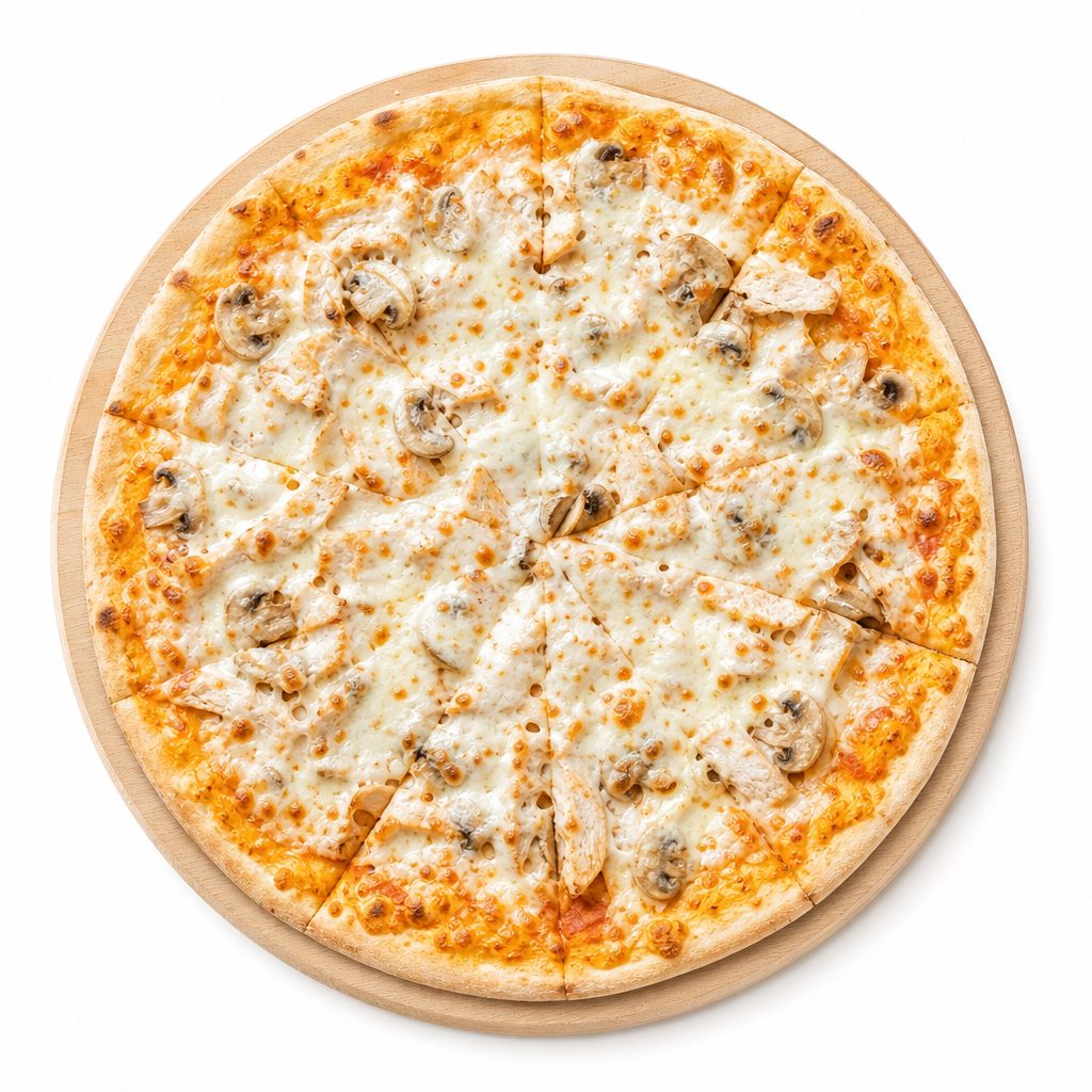 Grilled Chicken Pizza.