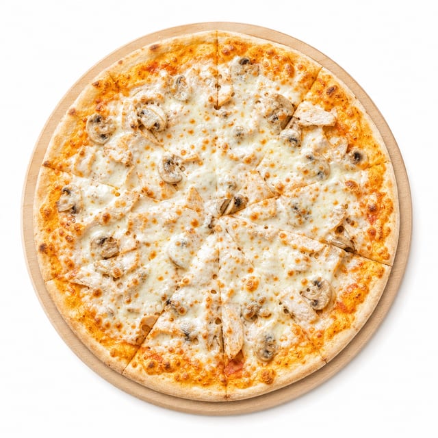 Grilled Chicken Pizza.