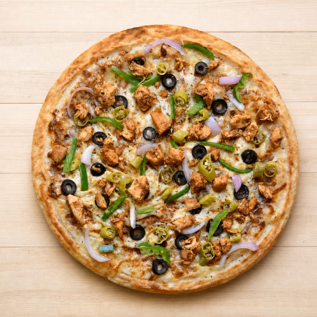 The Mediterranean Pizza.