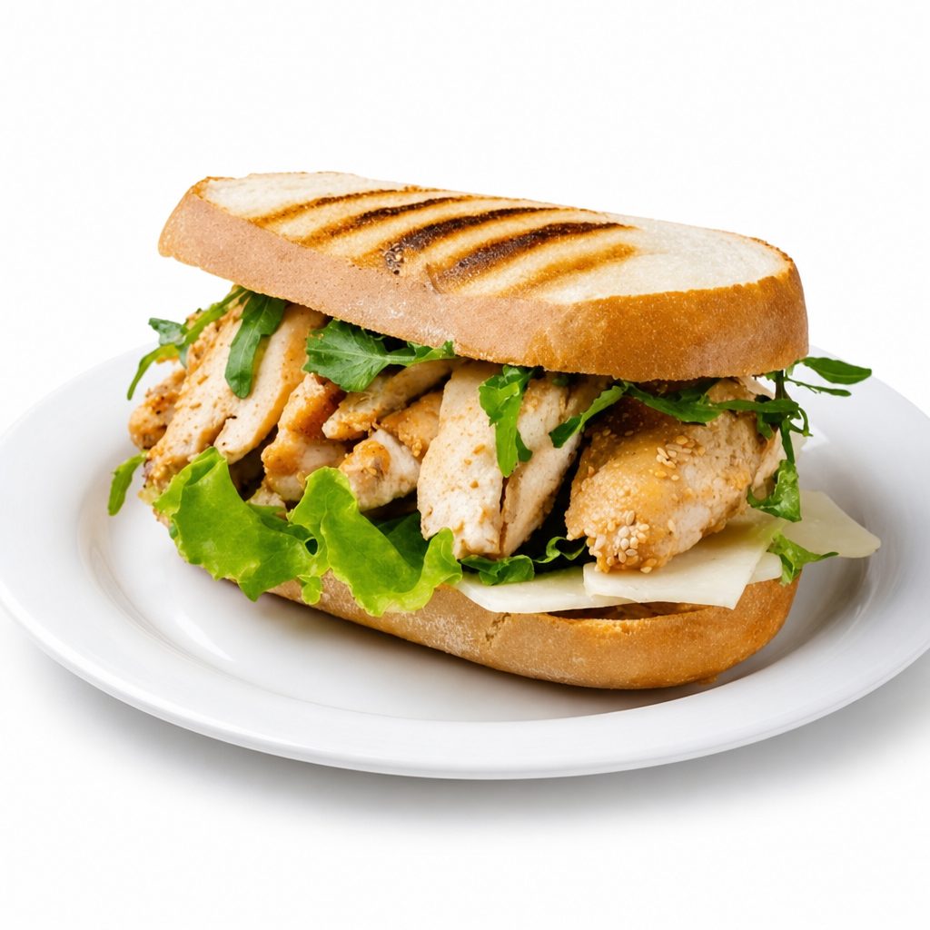 Grilled Chicken with Bacon & Ranch Grinder.