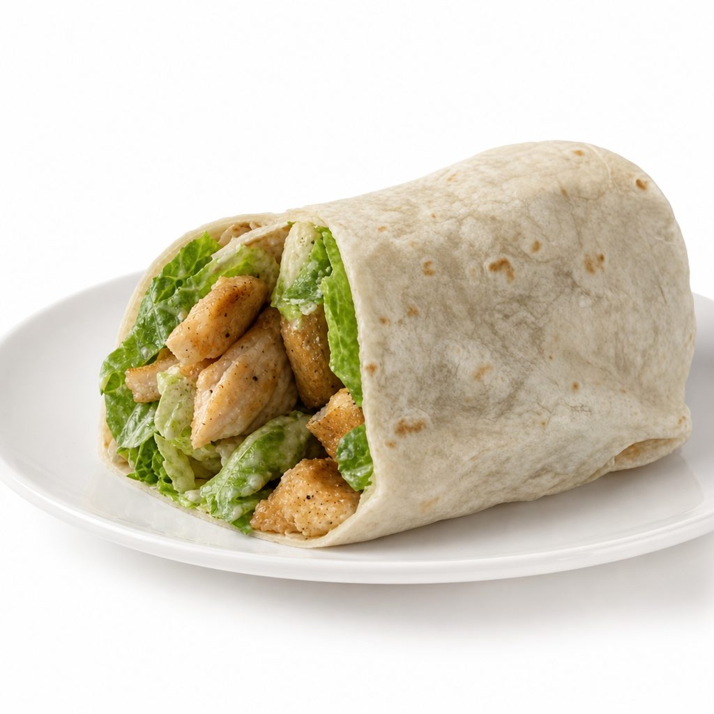 Grilled Chicken Caesar Wrap.