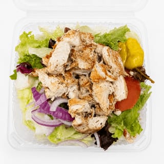 Garden with Plain Chicken Salad