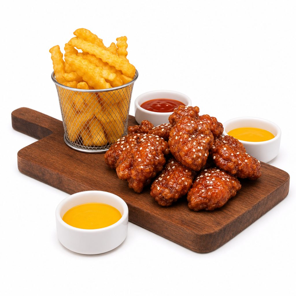 Chicken Wing Dinner.