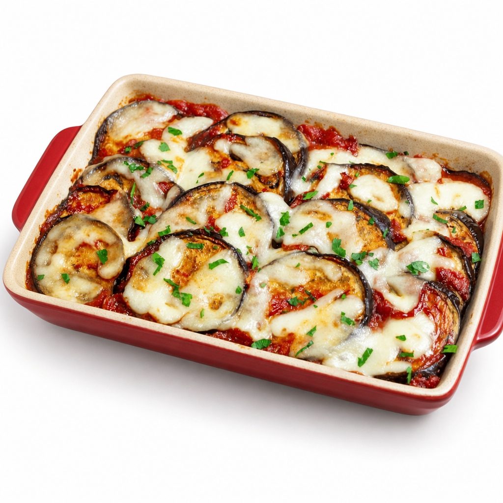 Eggplant Parmesan Pasta.