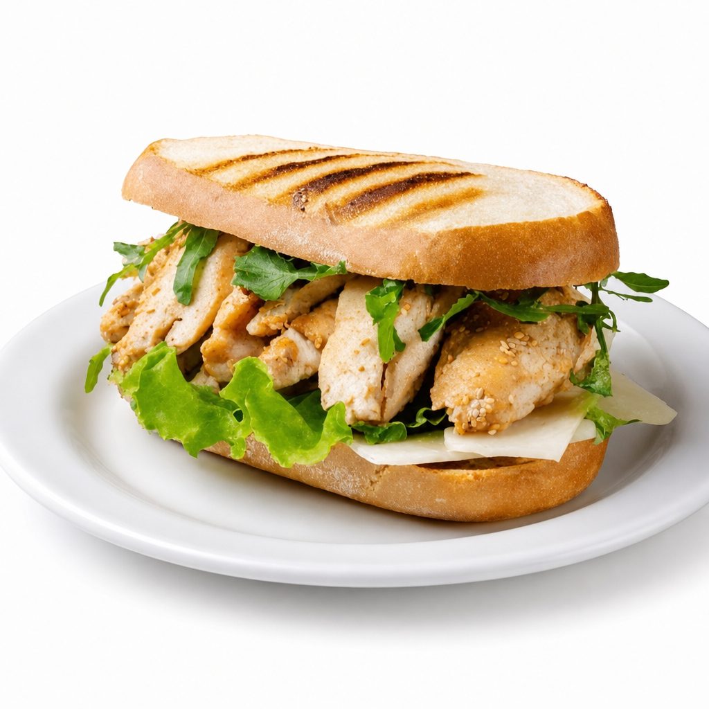 Plain Chicken Salad Grinder.