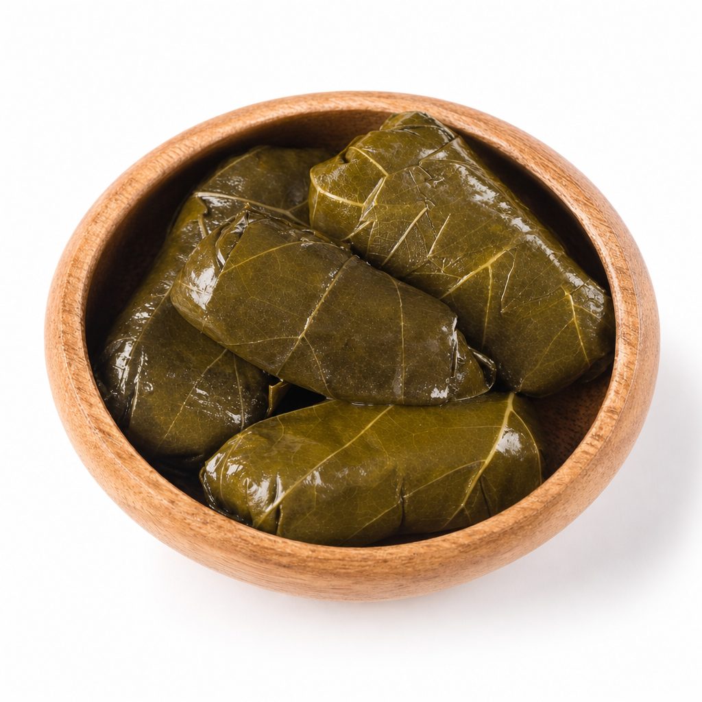 Stuffed Grape Leaves.