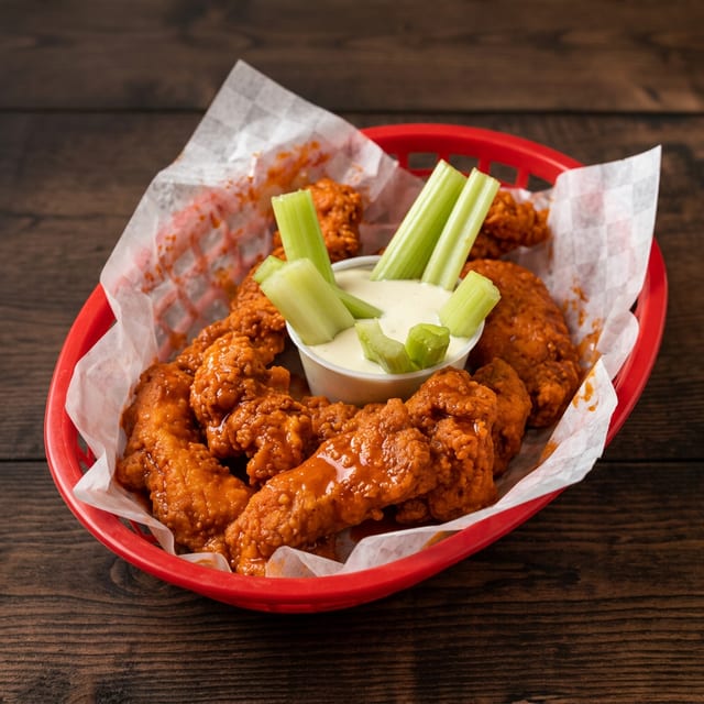 Buffalo Finger Dinner.