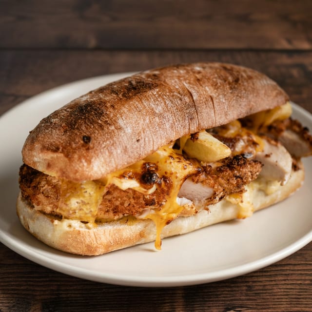 Chicken Parmesan Grinder.