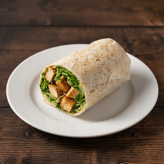 Grilled Chicken Caesar Wrap.