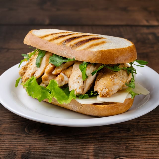 Cranberry Chicken Salad Grinder.