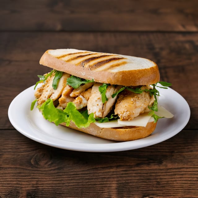 BBQ Chicken Grinder.