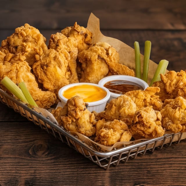 Chicken Wing Dinner.