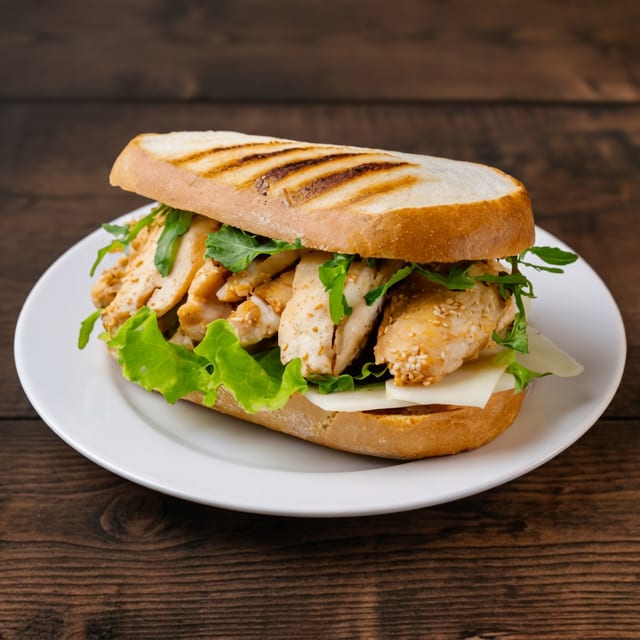 Plain Chicken Salad Grinder.