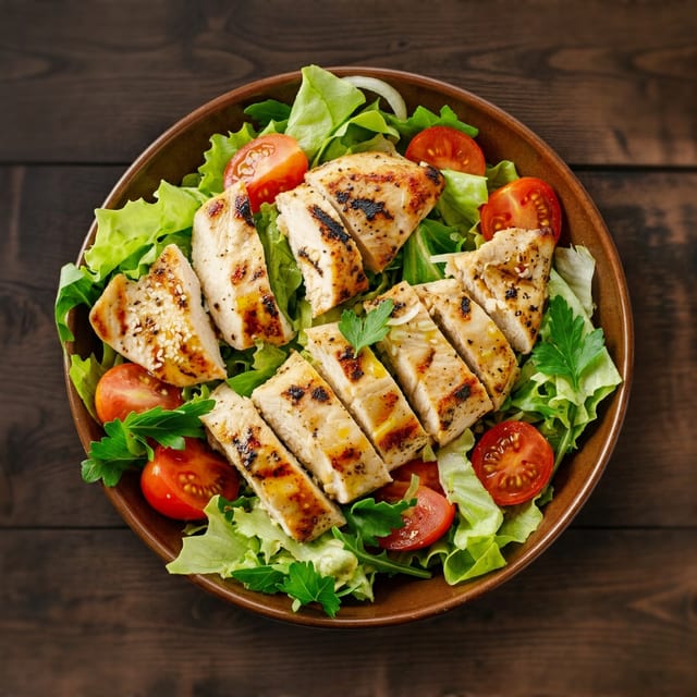 Grilled Chicken Garden Salad.