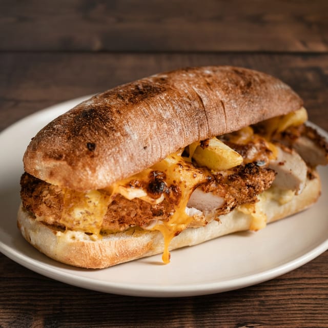 Blue-Hot Chicken Grinder.